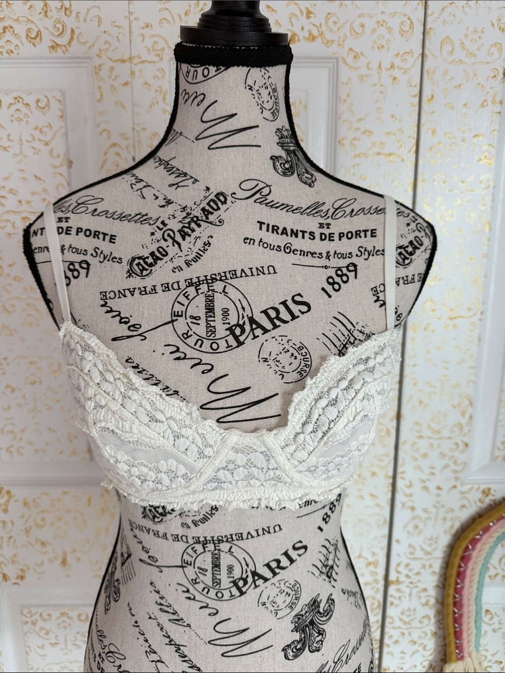 Free People Lace Bralette - Ivory/Cream